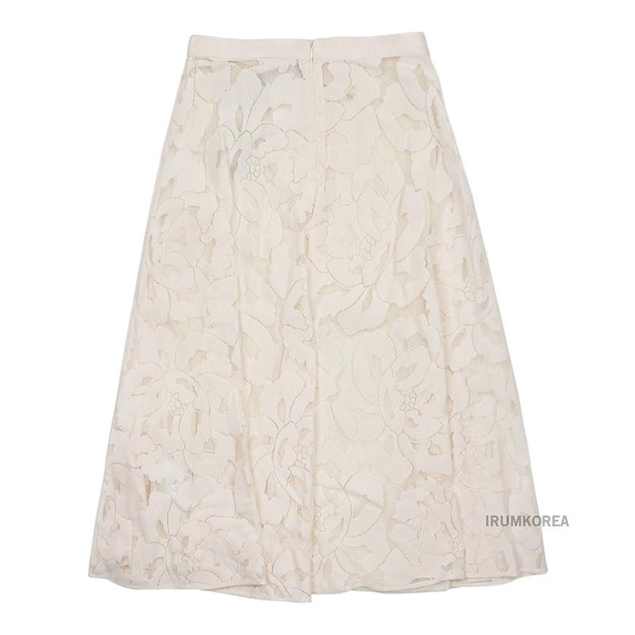 Max Mara Zitto Wool Long Skirt Black Women’s