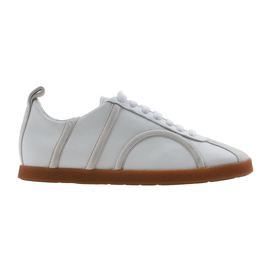 Toteme Women’s Leather Low-Top Sneakers White
