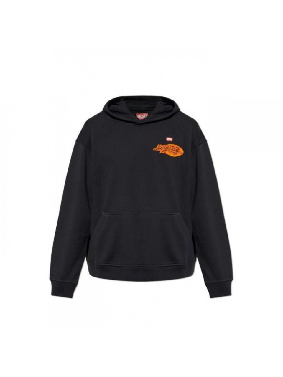DIESEL SBOXT Hoodie Sweatshirt for Men A18728 0HYAT 9XX