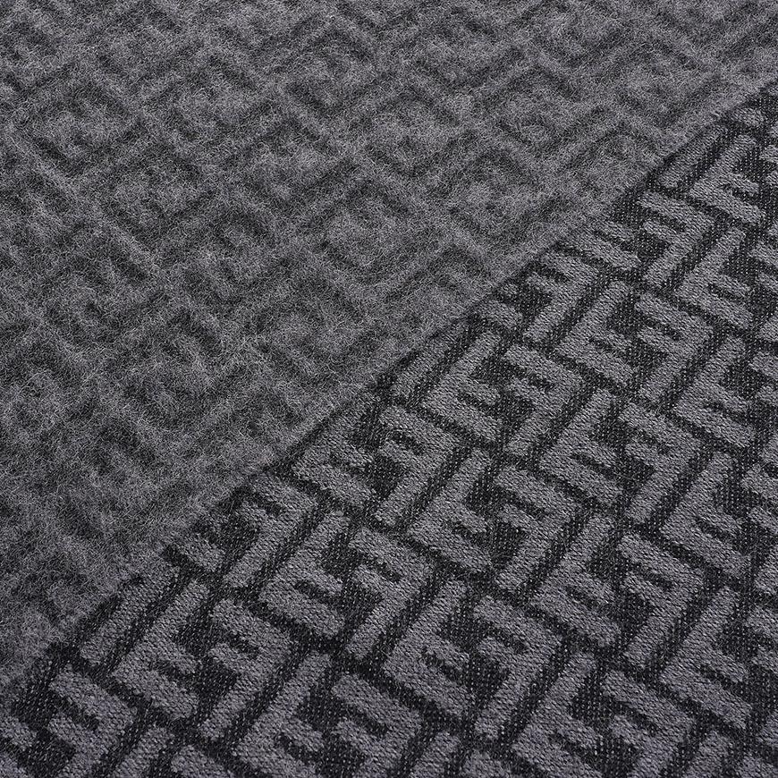 FENDI Men FF Logo Wool Scarf Navy/Blue