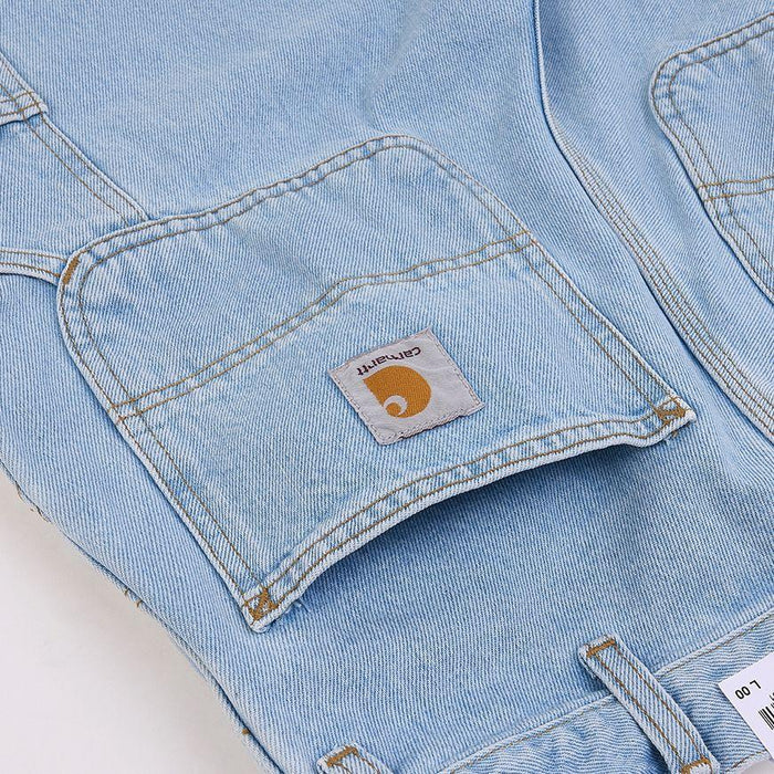 CARHARTT WIP Single Knee Denim Shorts Men Blue