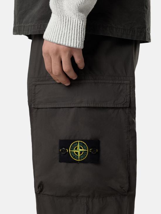 STONE ISLAND Charcoal Straight Classic Pants