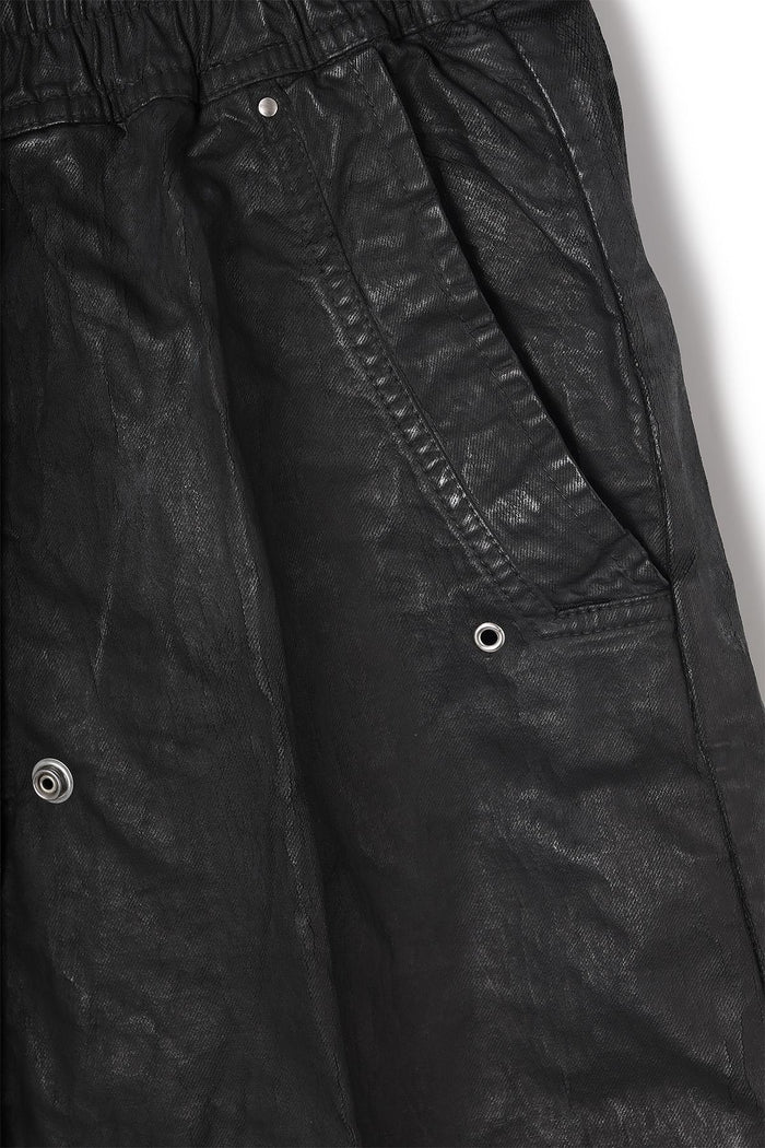 Rick Owens DRKSHDW Geth Belas Deep Black Denim Jogger Pants