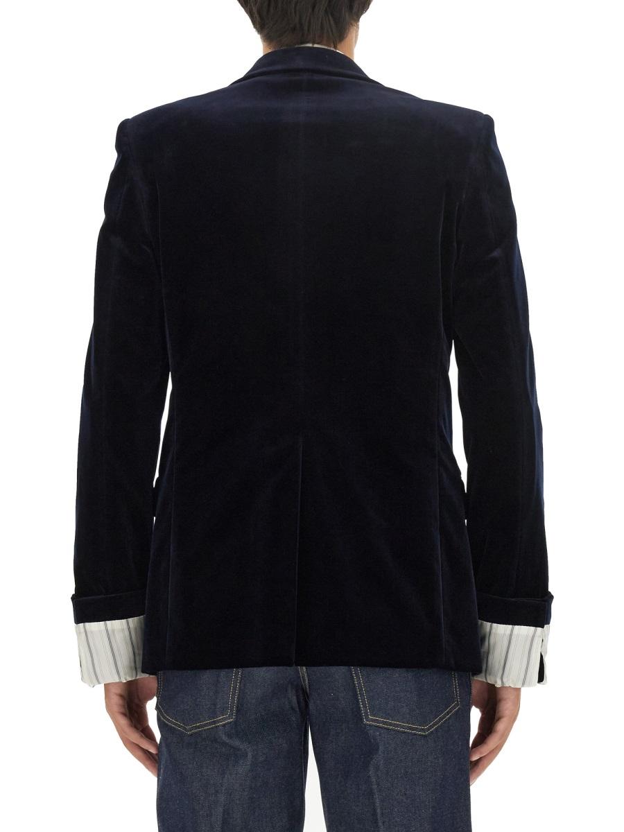 GUCCI Wool Blend Blazer Jacket Navy Men’s Suit Coat