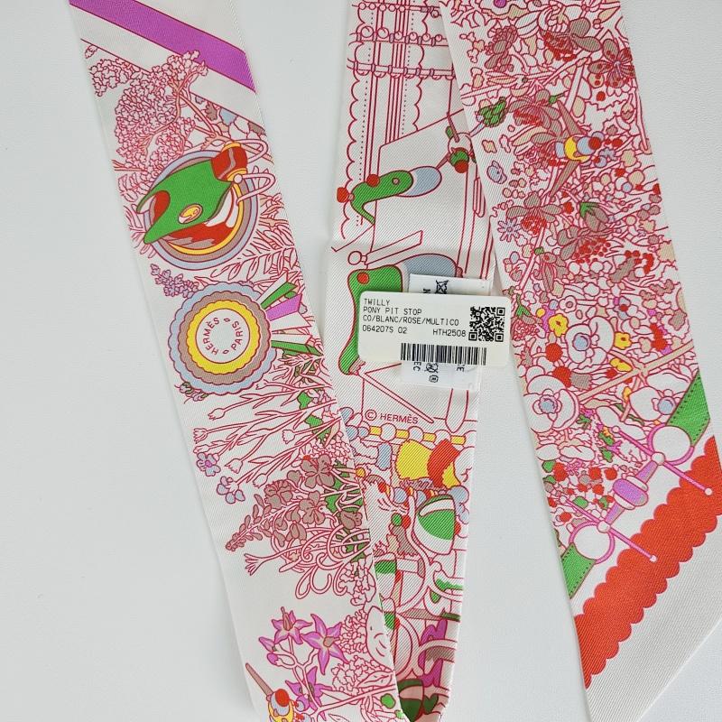 HERMES Pony Pit Stop Silk Scarf Women’s