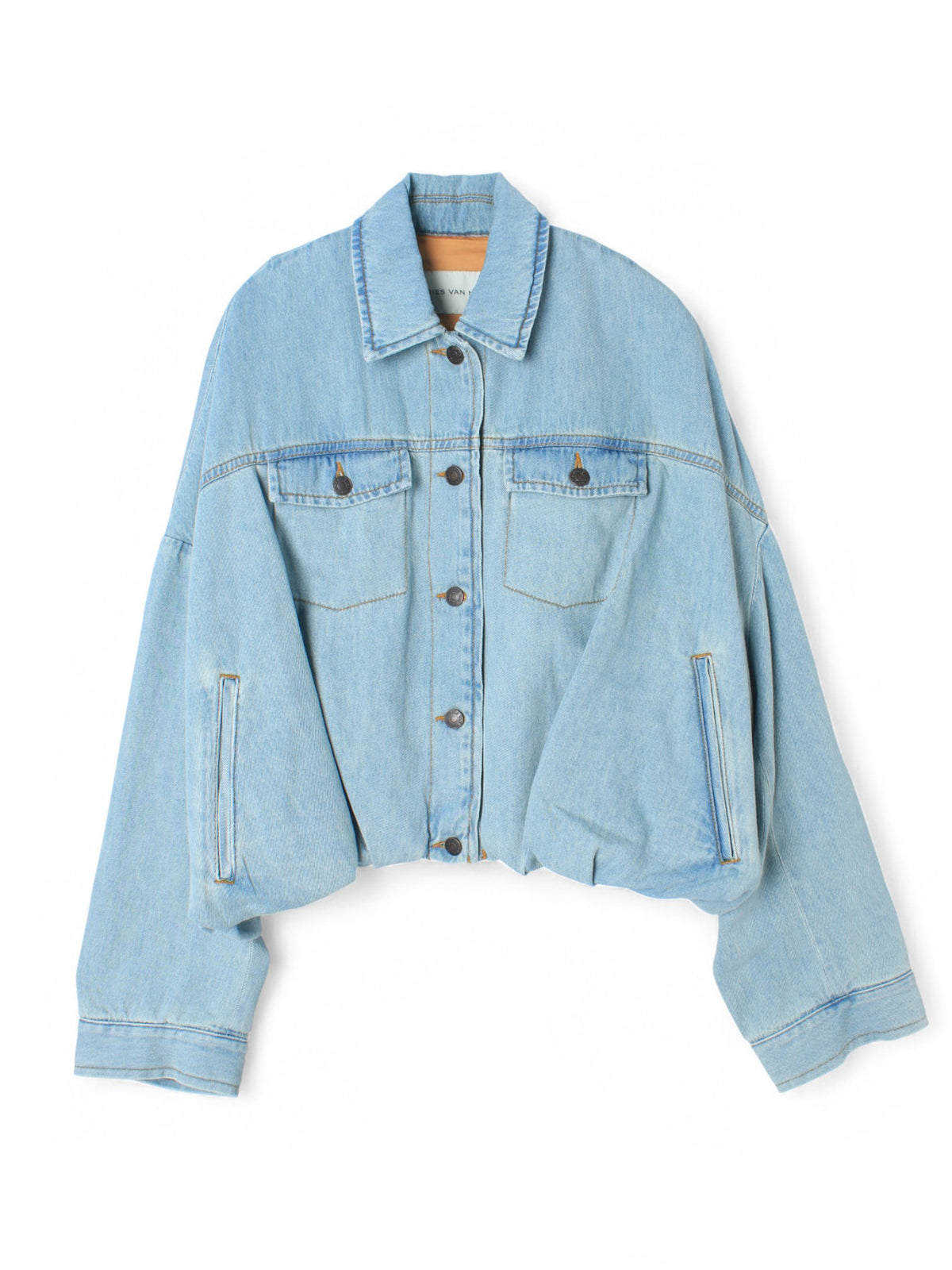 Dries Van Noten Ice Blue Denim Jacket 242 010506 9378 565