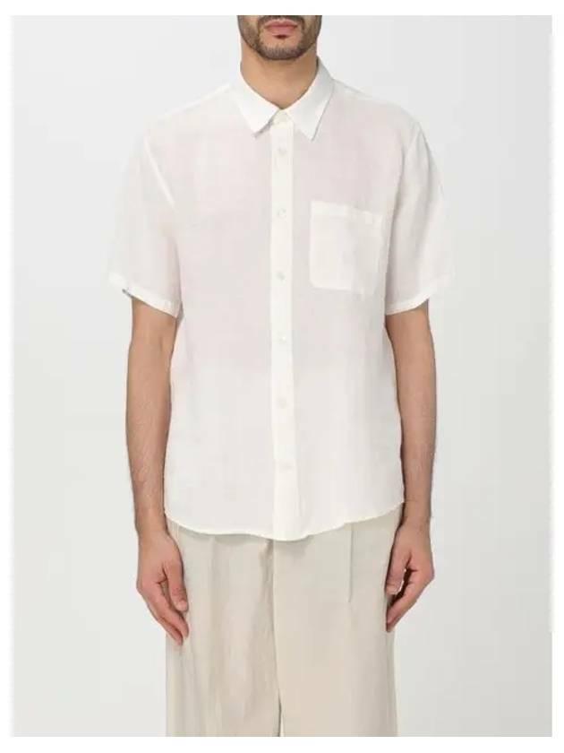 A.P.C. Bellini Short Sleeve Shirt Chemisette Cotton Men's Shirt