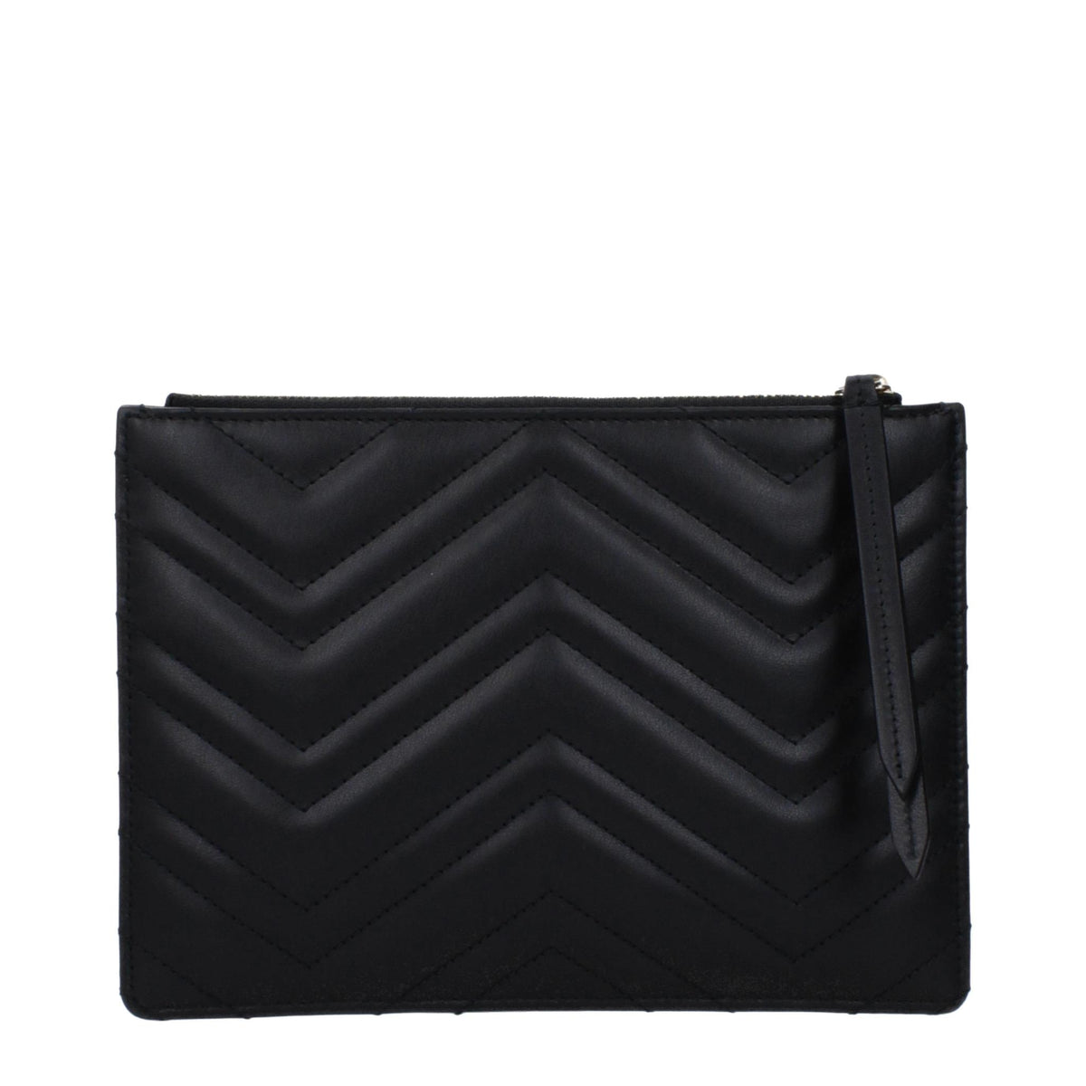 GUCCI Black Leather Clutch Bag