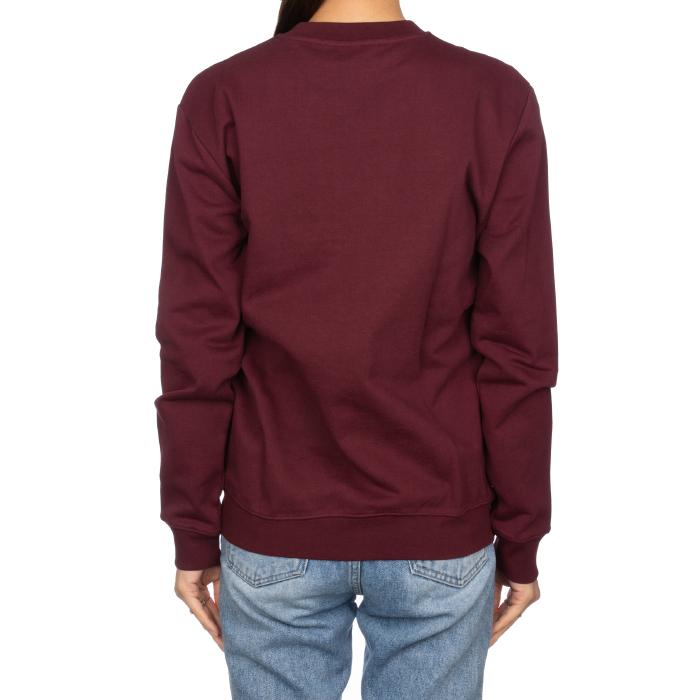 Alexander Mcqueen Swallow Embroidered Sweatshirt Women Red Cotton