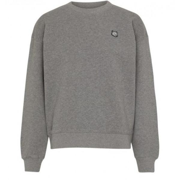 Maison Kitsune Bold Fox Head Patch Comfort Sweatshirt MW00315 KM0307 H131