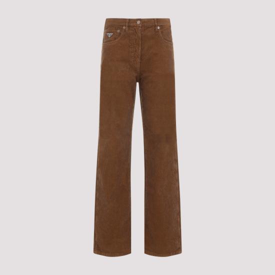 PRADA Straight Pants Caramel GFP517 SOOO1449 F098L