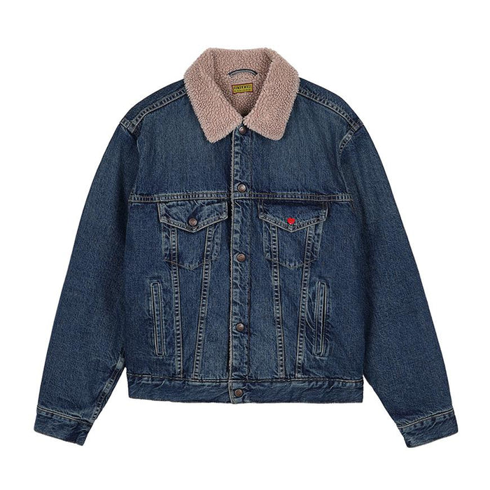 Humanmade Men’s Boa Lined Denim Jacket HM30JK004 INDIGO
