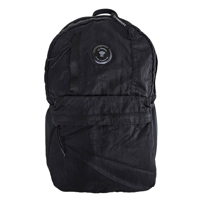 CP Company Nylon B Lens Backpack Black Backpack