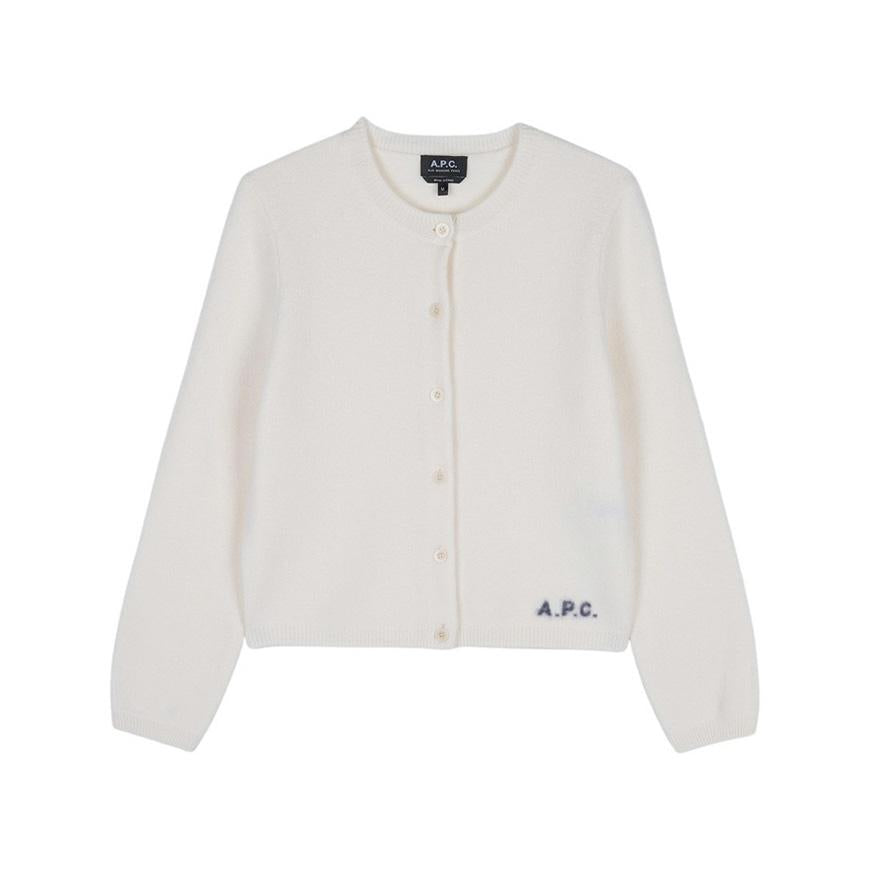 A.P.C. Women’s Mila Wool Blend Cardigan Navy