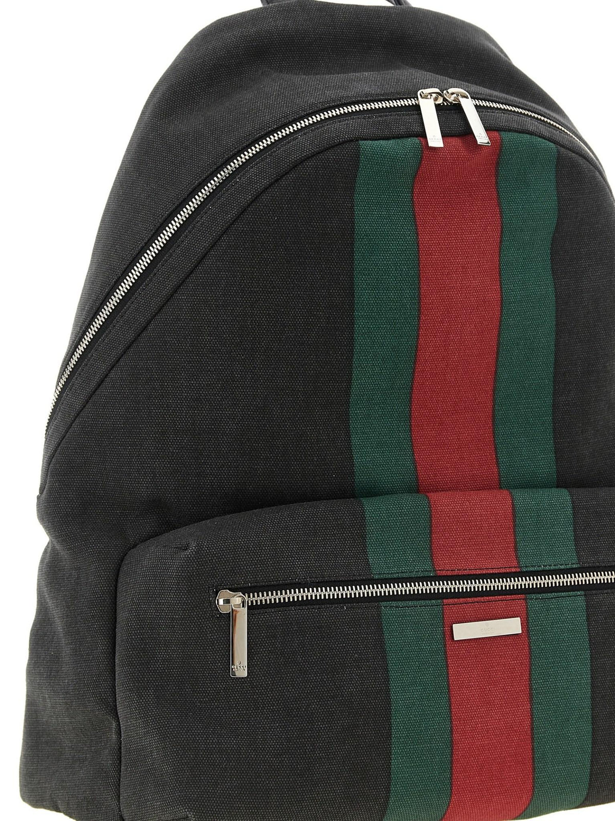 GUCCI Black Leather Backpack