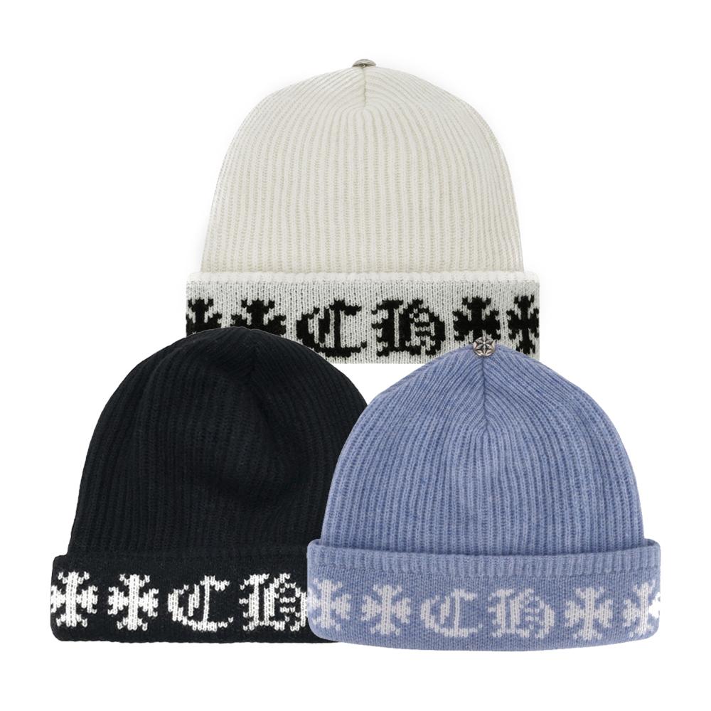 Chrome Hearts Big Daddy Cashmere Beanie Black