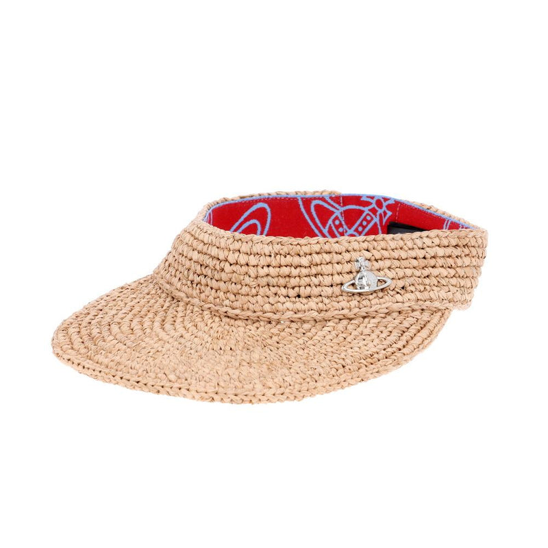 Vivienne Westwood Women’s Visor Sun Cap Hat 8102002T K005N C401
