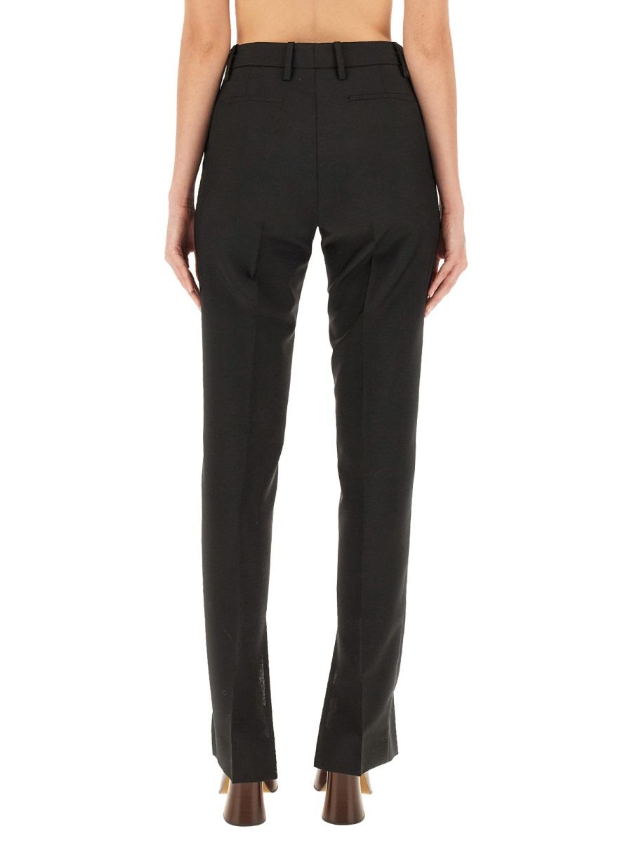 GUCCI Black Wool Classic Trousers Pants for Women