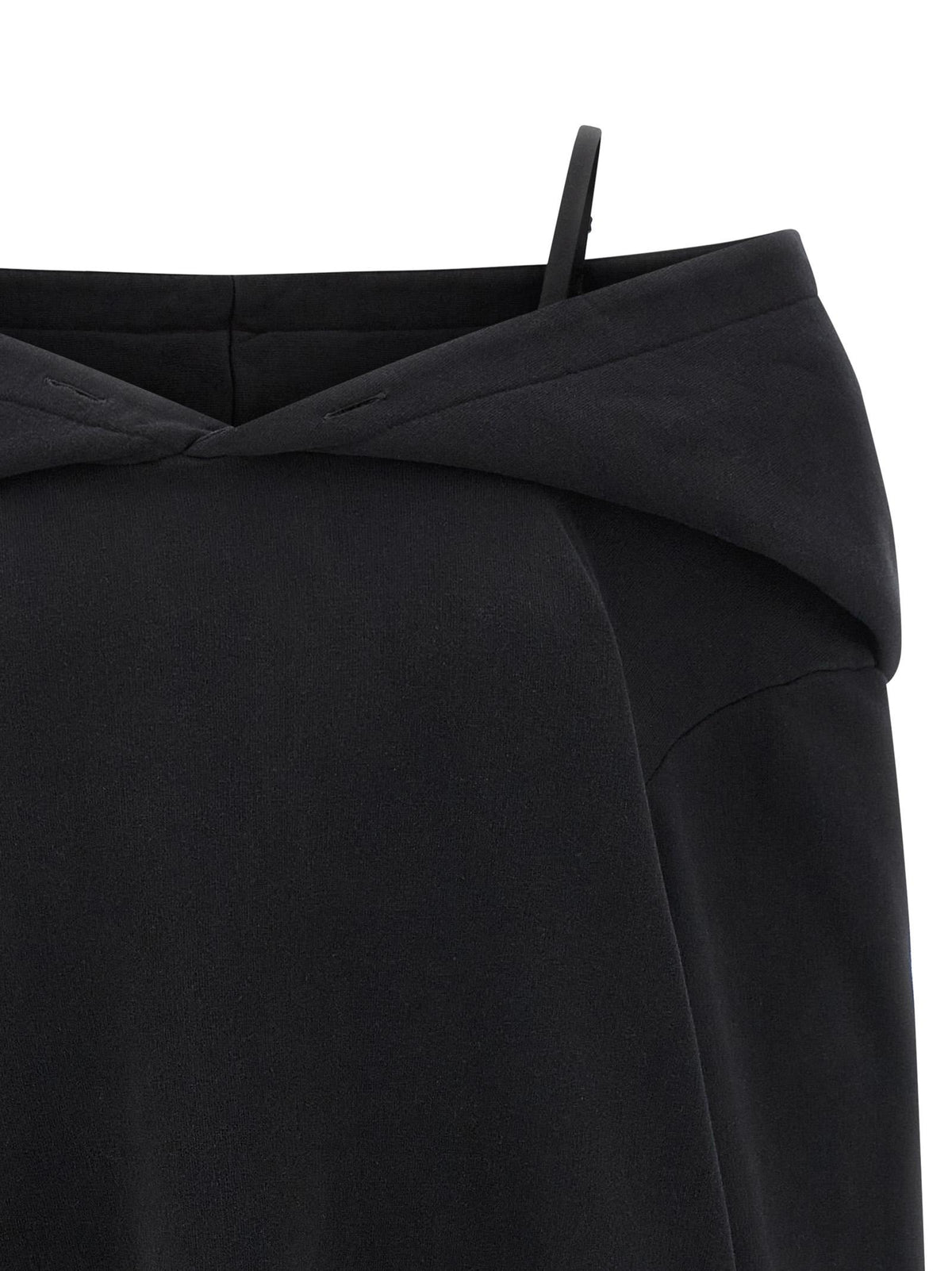 Maison Margiela Black Long Sleeve Short Dress