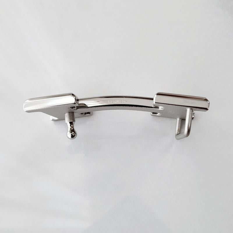 HERMES H Buckle Reversible 32mm Black Gold Matte Silver Men’s Leathe H064544CB86