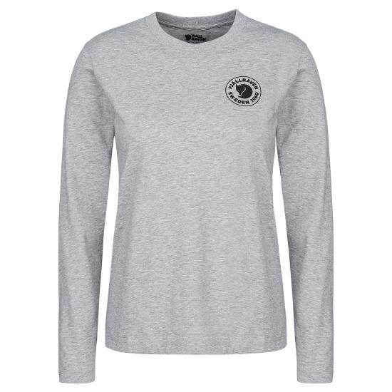 Fjallraven Grey Melange Long Sleeve Sweatshirt for Women