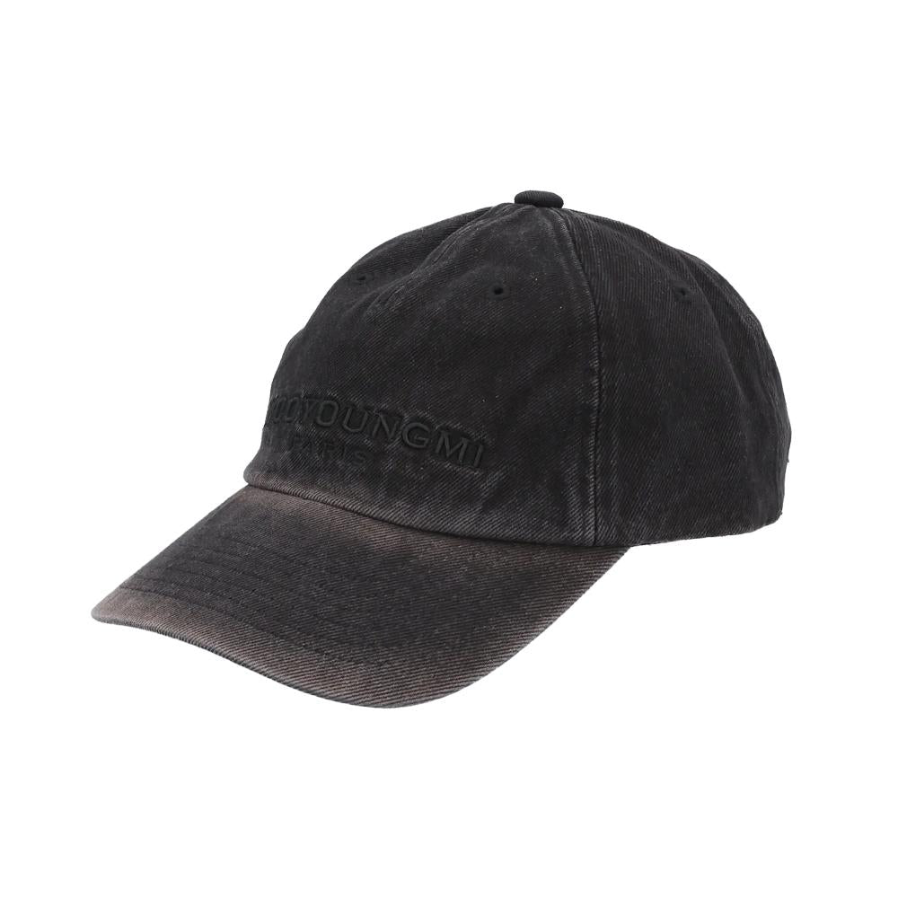 WOOYOUNGMI Men’s Dyed Denim Baseball Cap W253AC53 671B