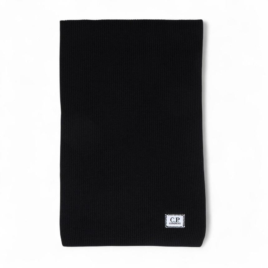 CP Company Men’s Wool Scarf Black