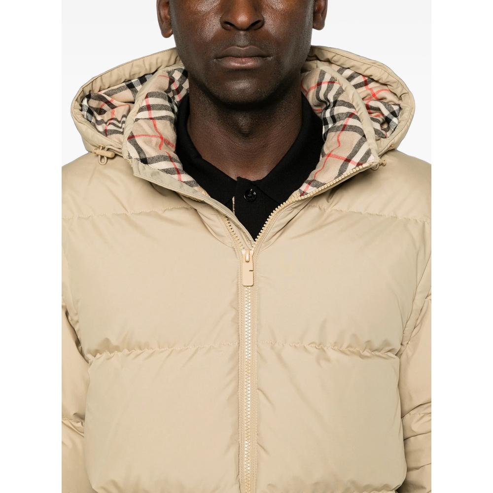 BURBERRY Black Down Puffer Jacket Men