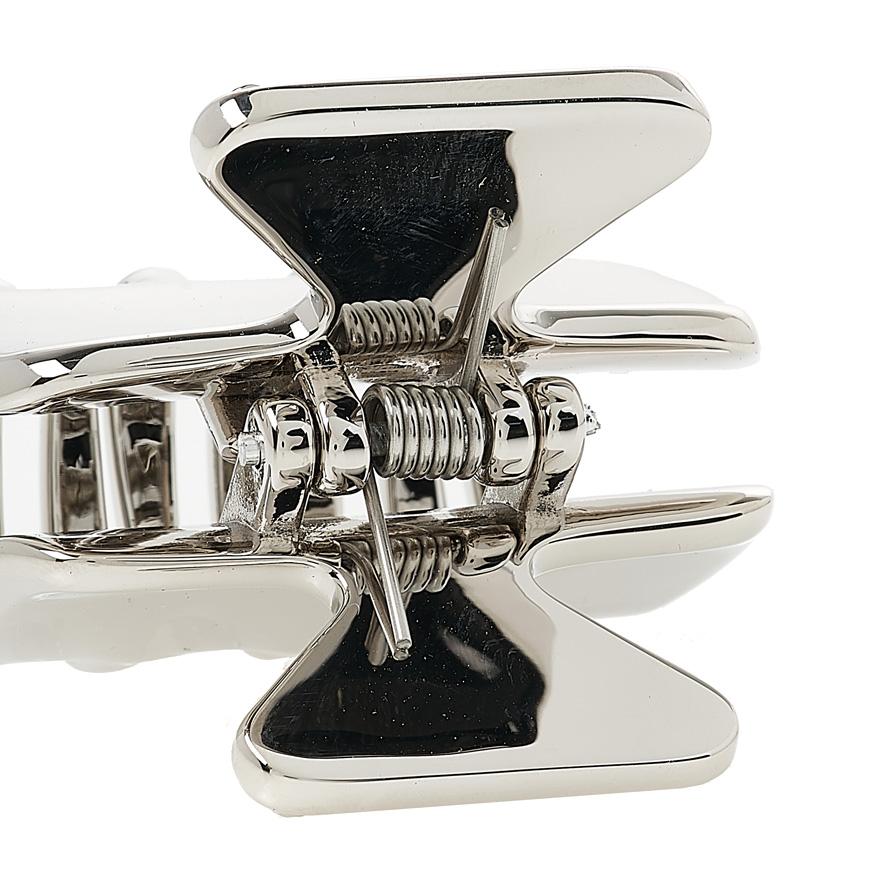 PRADA Triangle Logo Hair Clip for Women