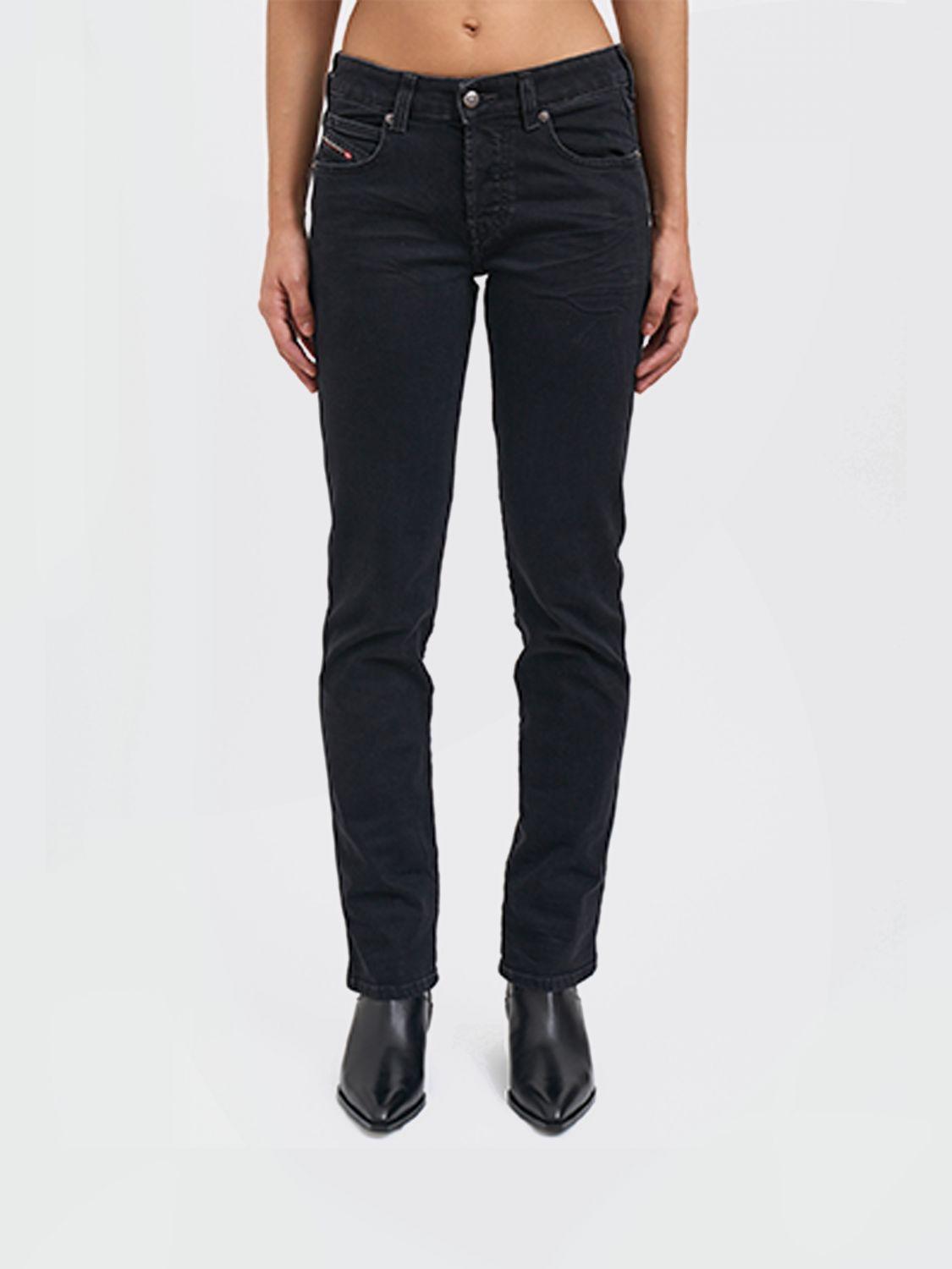 DIESEL Blue Denim Jeans Women’s Straight-Leg Pants