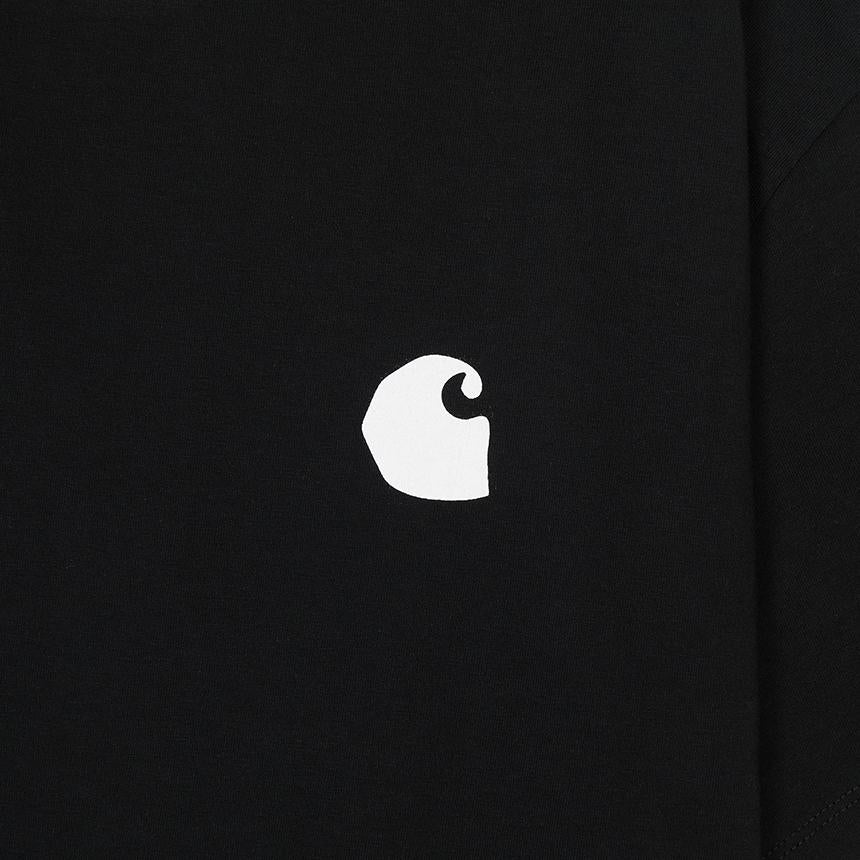 Carhartt WIP Comfy Women’s Short Sleeve T-Shirt Black Cotton