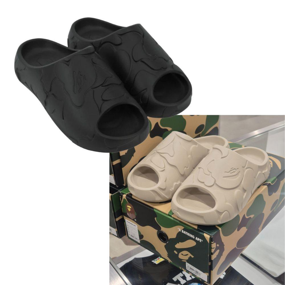 BAPE Black Beige Slide Sandals Men’s Slippers