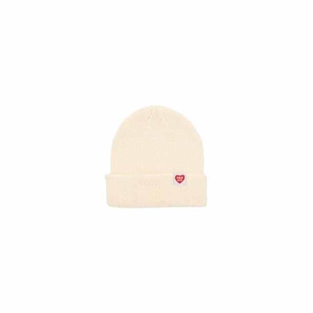Humanmade Classic White Beanie Hat Unisex HM29 GD053