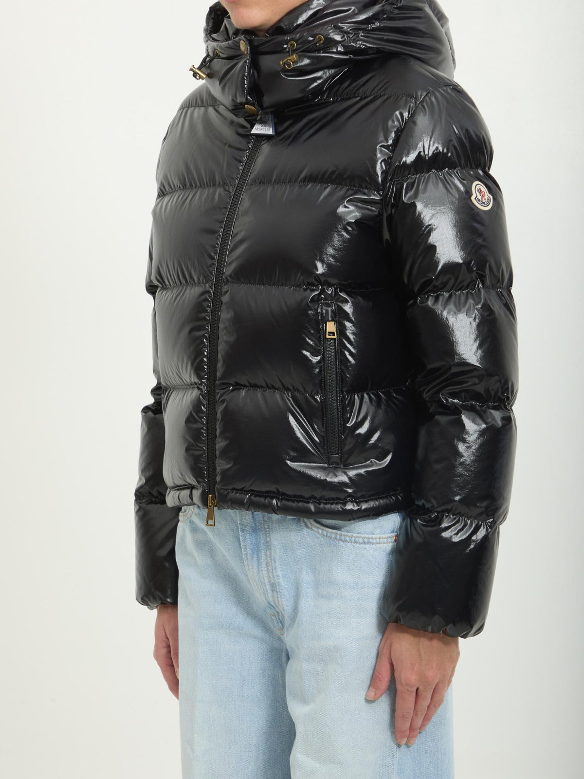Moncler Black Down Puffer Jacket for Women