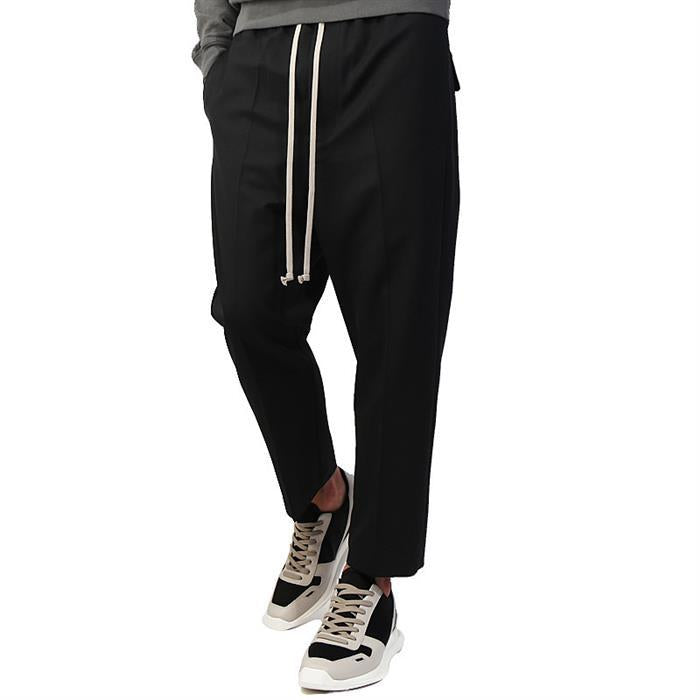 Rick Owens Astaire Cropped Classic Pants Black