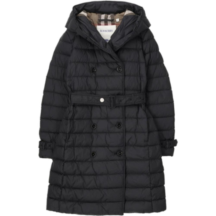 BURBERRY Whitley Hooded Down Long Puffer Jacket for Women