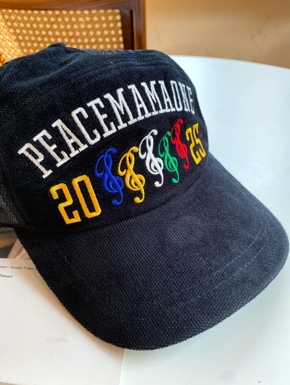PEACEMINUSONE x 2025 MAMA Awards Mesh Black Baseball Cap