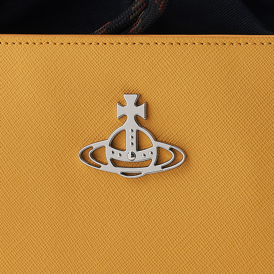 Vivienne Westwood Saffiano Drawstring Crossbody Bag for Women