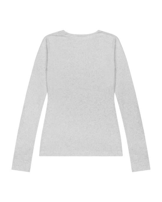 Entire Studios Long Sleeve Sweatshirt Top fo ESSS26TO01239 0497 HEATHER GREY DOM