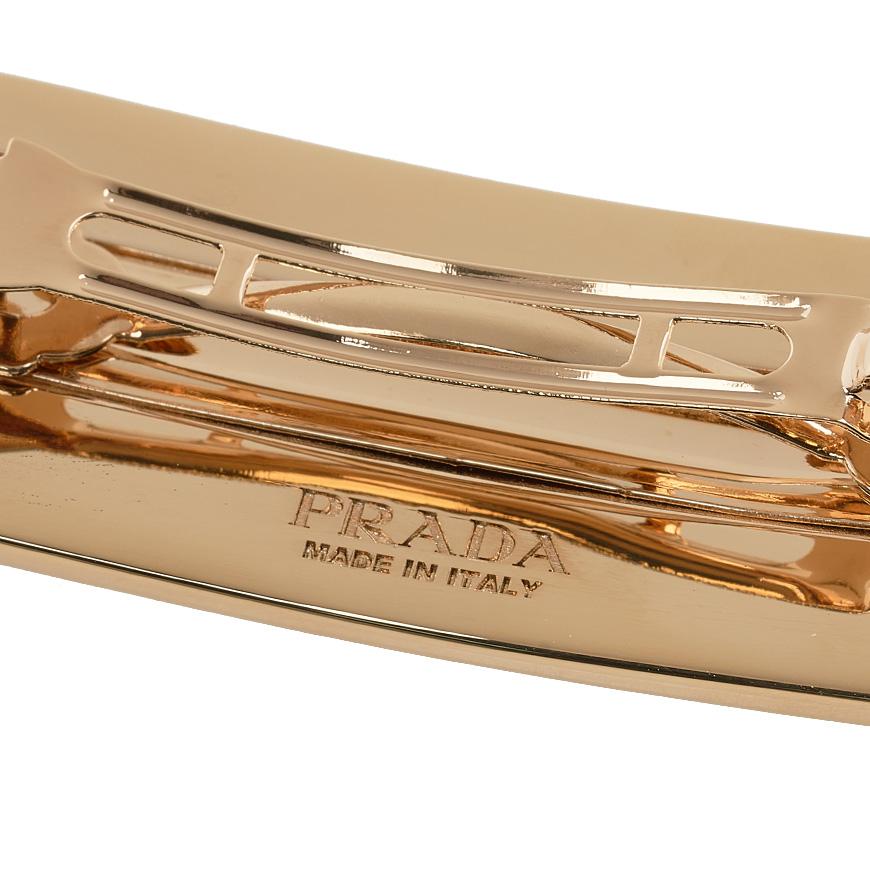 PRADA Women’s Metal Enamel Hair Clip