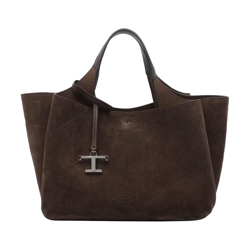 Tods Suede Mini Tote Bag