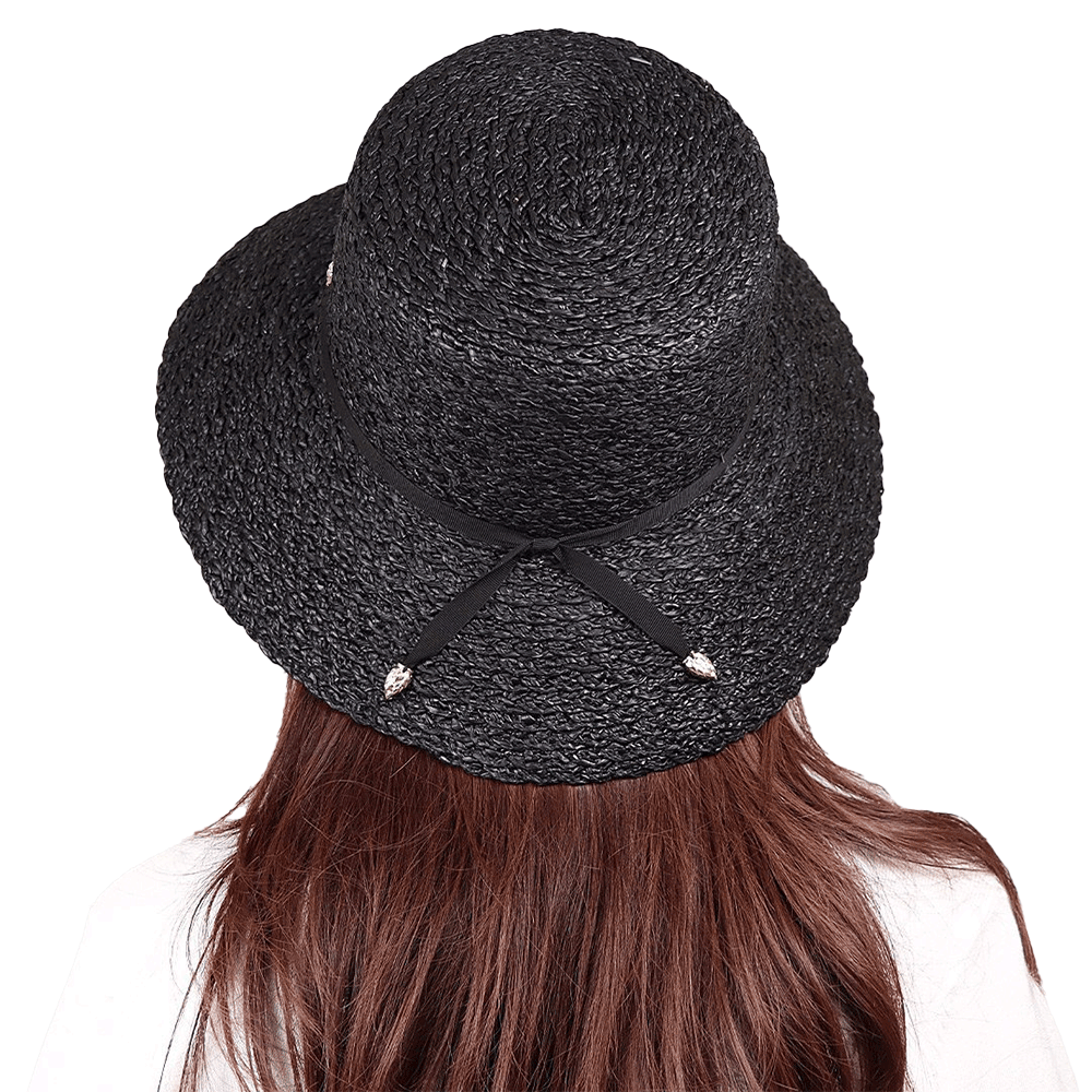 HELEN KAMINSKI Charcoal Black Naima Bucket Hat HAT51739