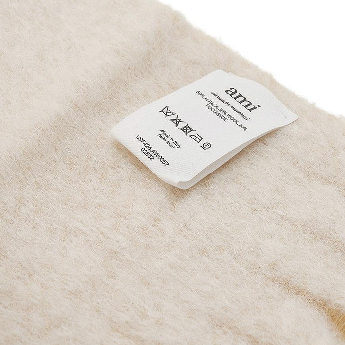 AMI Unisex Fringe Label Scarf USF426 AW0057 255