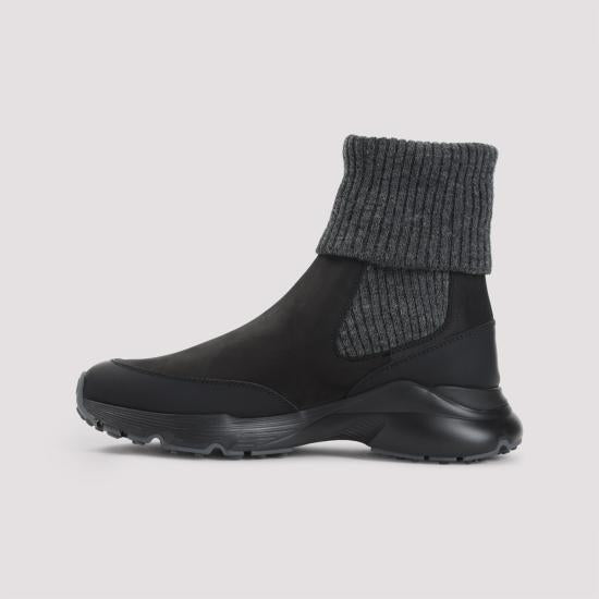 Tods Black Leather Ankle Boots XXW54C0JP30UMO YPT0 BLACK DOM