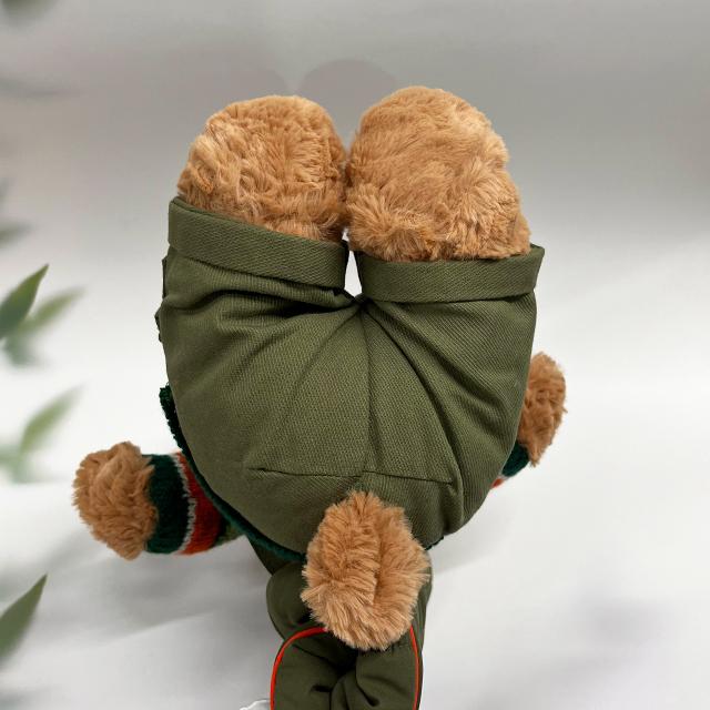 jELLYCAT Bartholomew Bear Hiking Keyring Brown Plush Accessory