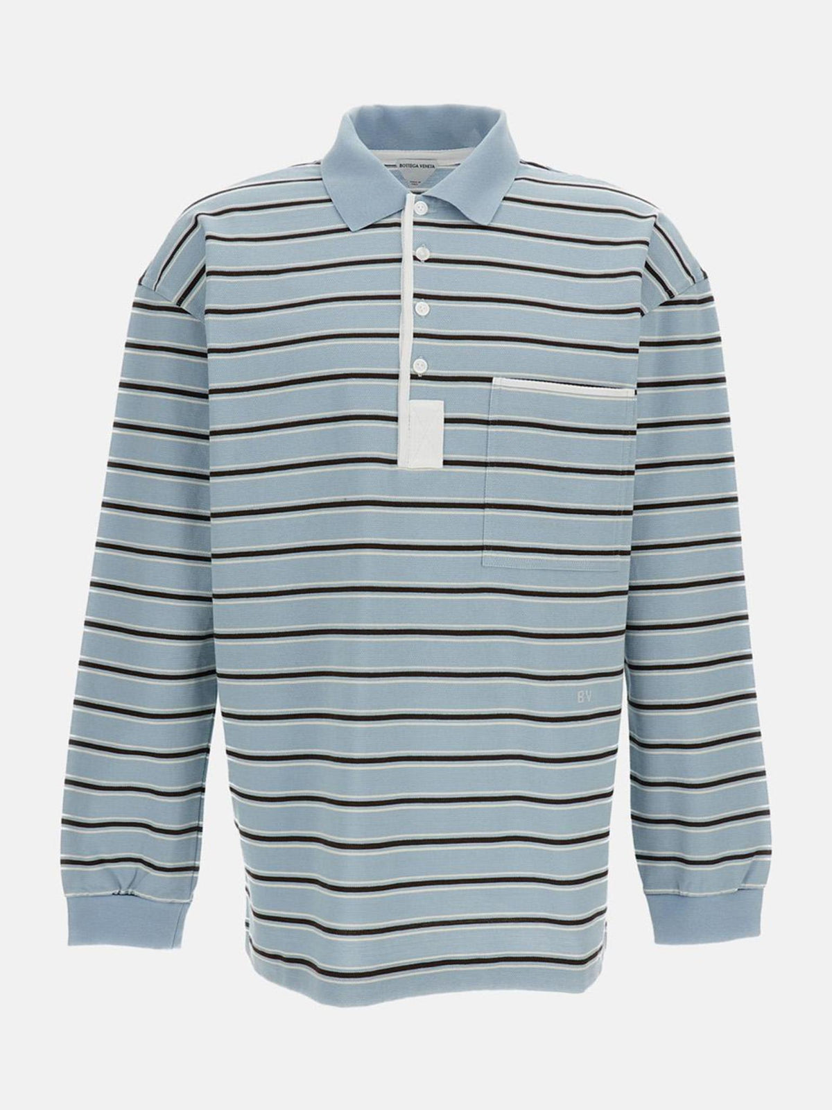 Bottega Veneta Black Cotton Long Sleeve T-Shirt