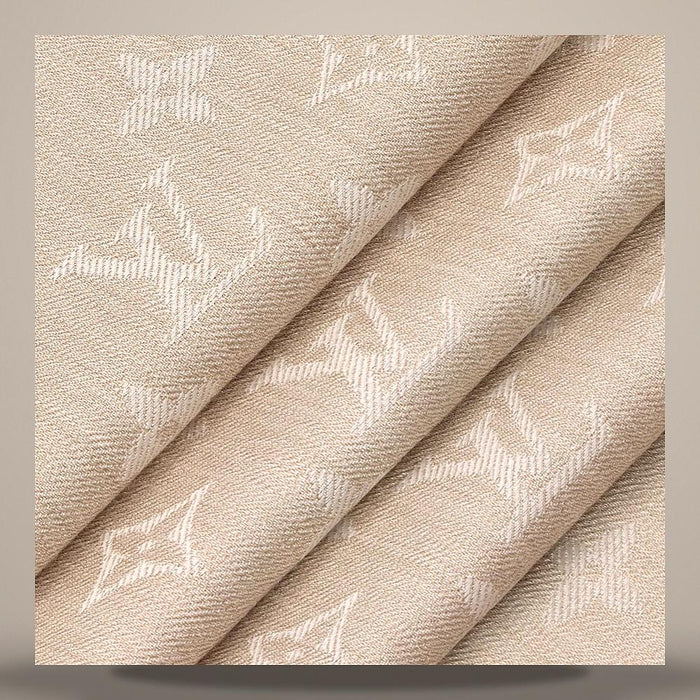 Louis Vuitton Monogram Denim Shawl Beige Scarf
