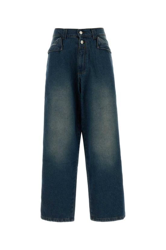 gimaguas Dark Blue Denim Back Trousers Pants
