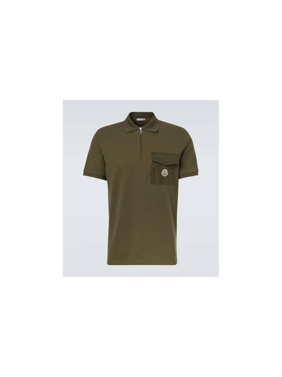 Moncler Cotton Pique Polo Shirt