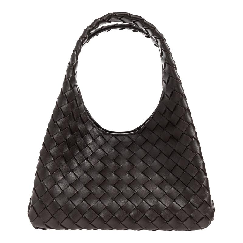 Bottega Veneta Campana Small Intrecciato Woven Leather Tote Bag